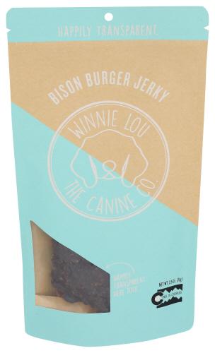 Winni Lou- The Canine Co Jerky Bison Burger - 2.5 Oz (6 Units)