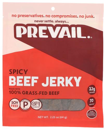 Prevail Jerky Beef Spicy - 2.25 Oz (8 Units)