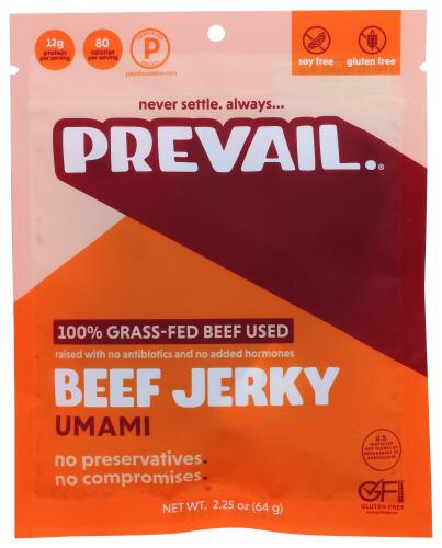 Prevail Jerky Beef Umami - 2.25 Oz (8 Units)