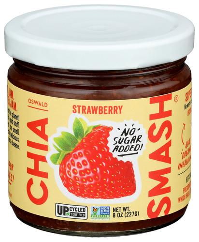 Chia Smash Jam Chia Strawberry - 8 Oz (6 Units)