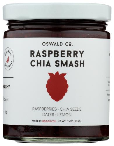 Chia Smash Jam Chia Raspberry - 8 Oz (6 Units)