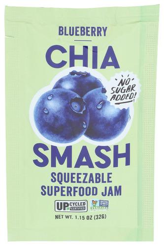 Chia Smash Jam Chia Blueberry Ss - 1.15 Oz (10 Units)