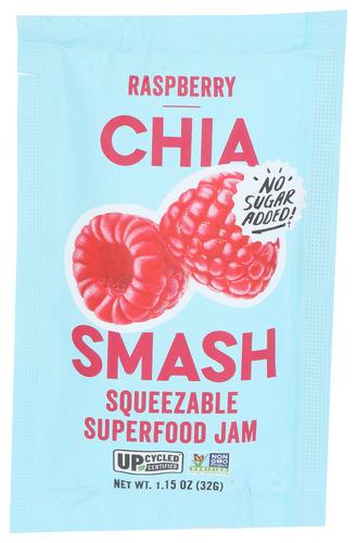 Chia Smash Jam Chia Raspberry Ss - 1.15 Oz (10 Units)