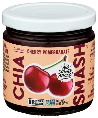 Chia Smash Jam Chia Cherry Pomegrana - 8 Oz (6 Units)