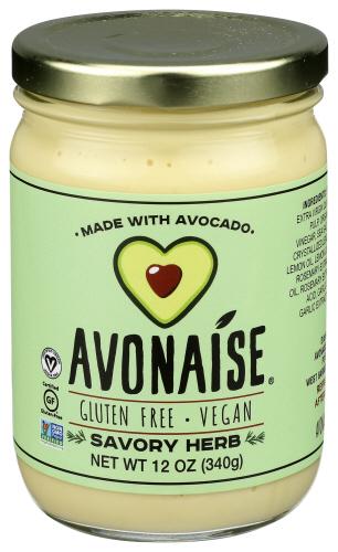 Avonaise Mayo Avocado Savory Herb - 12 Oz (6 Units)