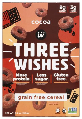 Three Wishes Cereal Cocoa Grain Free - 8.6 Oz (6 Units)