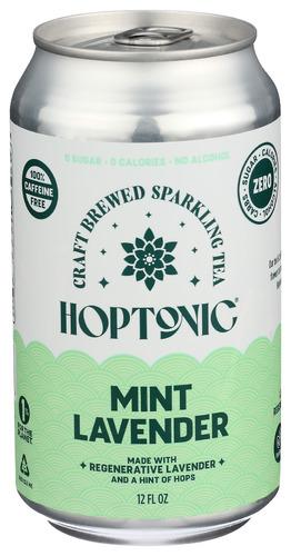 Hoptonic Tea Sprklg Mint Lavender - 12 Fo (6 Units)