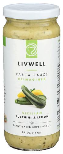 Livwell Foods Sauce Pasta Zucch Lemon - 16 Oz (6 Units)