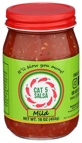 Cat 5 Salsa Salsa Mild - 16 Oz (6 Units)