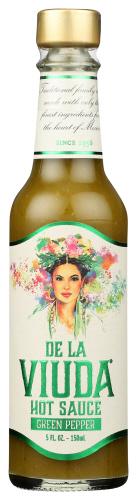 De La Viuda Sauce Hot Green Pepper - 5 Oz (6 Units)
