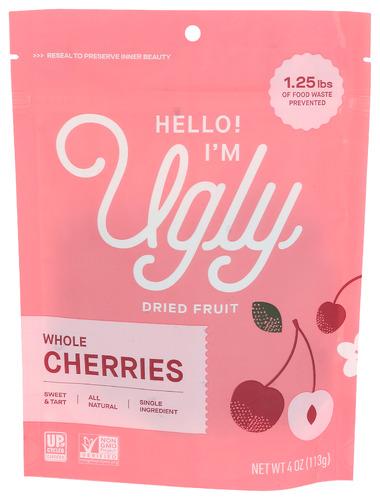 Hello Im Ugly Cherries Dried Upcycled - 4 Oz (12 Units)