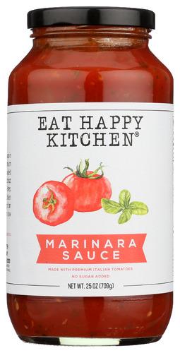 Eat Happy Kitchen Sauce Marinara - 25 Oz (6 Units)