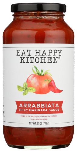 Eat Happy Kitchen Sauce Arrabbiata Spicy - 25 Oz (6 Units)