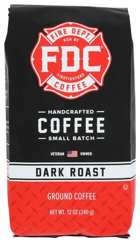 Fire Department Coffee Coffee Grnd Dark Roast - 12 Oz (6 Units)