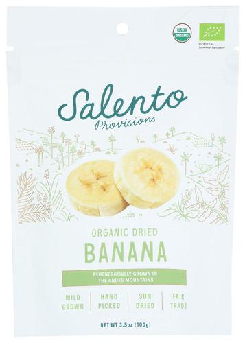 Salento Provisions Banana Slices Dried Organic - 3.5 Oz (6 Units)