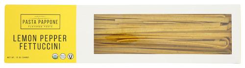 Pasta Pappone Pasta Lemon Pepper Fettu - 12 Oz (12 Units)