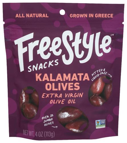 Freestyle Snacks Olives Kalamata Xtra Vgn - 4 Oz (6 Units)