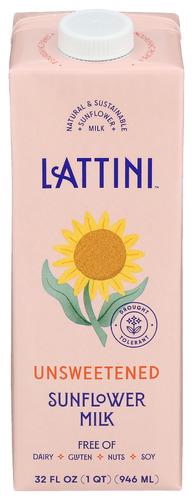 Lattini Milk Unswetend Sunflower - 32 Fo (6 Units)