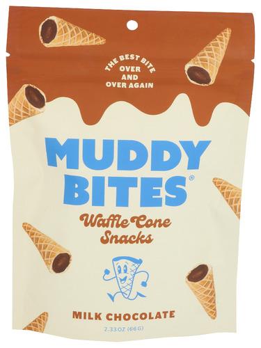 Muddy Bites Snck Wflcn Milk Chocolate - 2.33 Oz (12 Units)