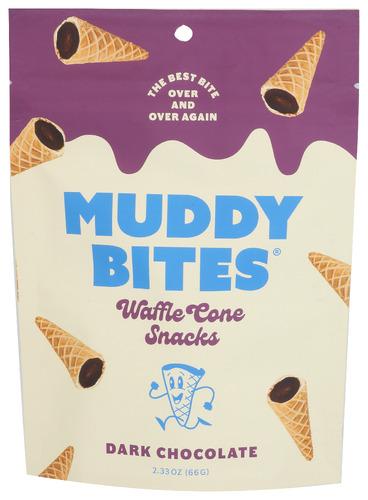 Muddy Bites Snck Wflcn Dark Chocolate - 2.33 Oz (12 Units)