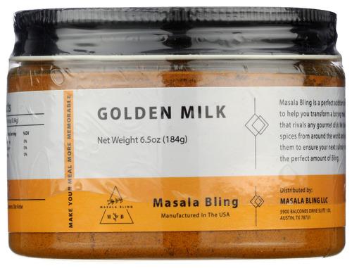Masala Bling Seasoning Golden Milk - 6.5 Oz (6 Units)