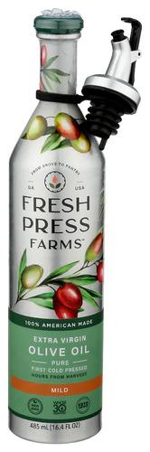 Fresh Press Farms Olive Oil Ext Virgin Mild - 485 Ml (6 Units)