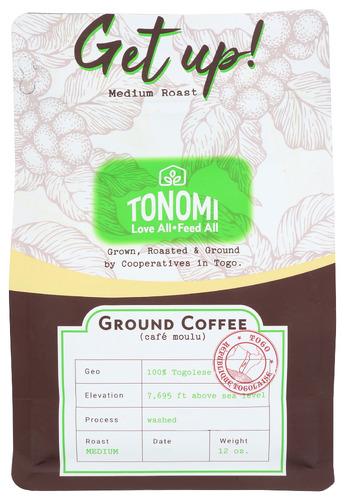 Tonomi Coffee Gr Med Get Up - 12 Oz (6 Units)