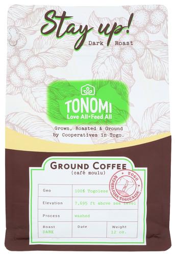 Tonomi Coffee Gr Drk Stay Up - 12 Oz (6 Units)