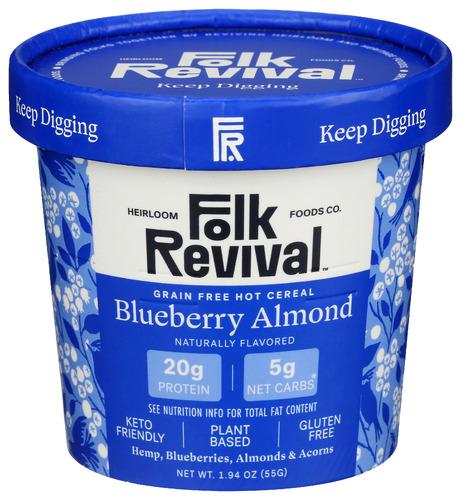 Folk Revival Cereal Hot Blubrry Almond - 1.94 Oz (6 Units)
