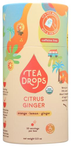 Tea Drops Tea Citrus Ginger 10Ct - 2.5 Oz (6 Units)