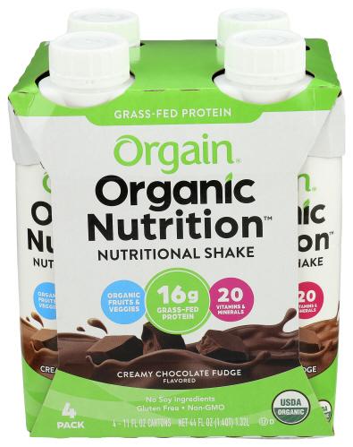 Orgain Protein Rtd Choclate Organic - 44 Fo (3 Units)