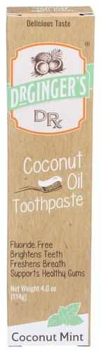 Dr Gingers Healthcare Products Llc Toothpaste Coconut Oil - 4 Oz (1 Units)