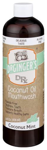 Dr Gingers Healthcare Products Llc Mouthwash Coconut Oil - 14 Oz (1 Units)