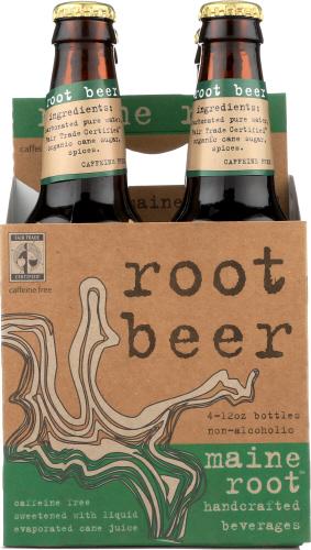Maine Root Soda Root Beer Swtn 4Pk - 48 Fo (6 Units)