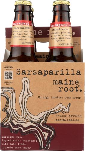 Maine Root Soda 4Pk Sarsprlla Swtn - 48 Fo (6 Units)