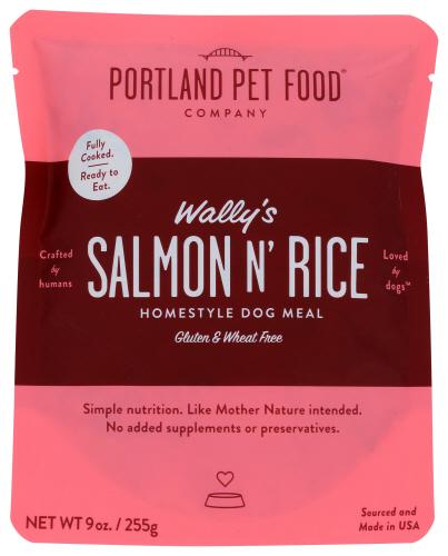 Portland Pet Food Company Dog Food Salmon And Rice - 9 Oz (8 Units)