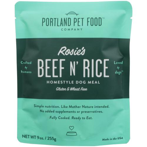 Portland Pet Food Company Meal Dog Beef N Rice - 9 Oz (8 Units)