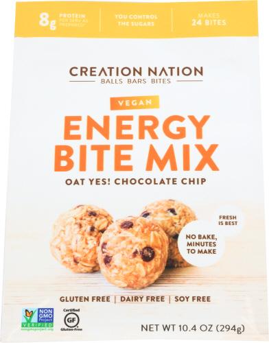 Creation Nation Mix Enrgy Bite Chocolate Chip - 10.5 Oz (6 Units)