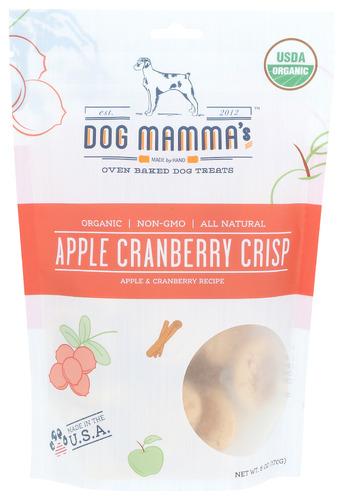 Dog Mammas Treat Dg Apple Cranberry Crispy Organic - 6 Oz (12 Units)
