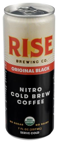 Rise Brewing Co Cold Brew Nitro Blck Organic - 7 Fo (12 Units)