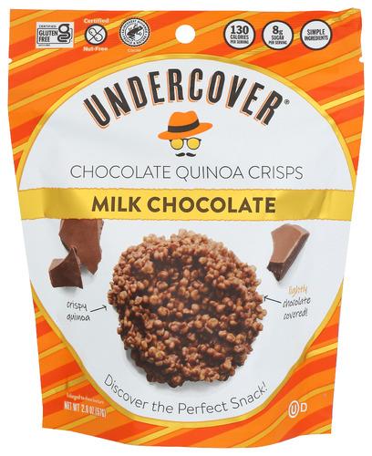 Undercover Quinoa Bites Quinoa Milk Chocolate - 2 Oz (12 Units)