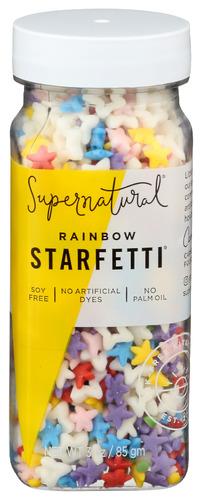 Supernatural Sprinkles Rnbw Starfetti - 3 Oz (6 Units)