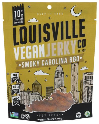 Louisville Vegan Jerky Jerky Carolina Bbq - 3 Oz (10 Units)