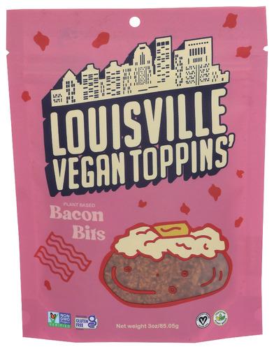Louisville Vegan Jerky Bacon Bits Toppins - 3 Oz (10 Units)