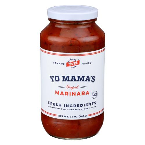 Yo Mamas Foods Sauce Pasta Marinara - 25 Oz (6 Units)