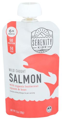 Serenity Kids Toddler Salmn Butter Sq Bt - 3.5 Oz (6 Units)