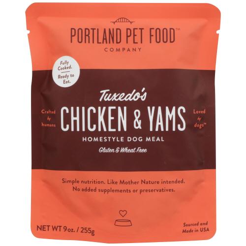 Portland Pet Food Company Meal Dog Chicken Yam - 9 Oz (8 Units)