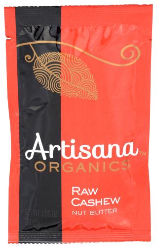 Artisana Nut Butter Cshew Raw Sqz Pk Organic - 1.06 Oz (10 Units)