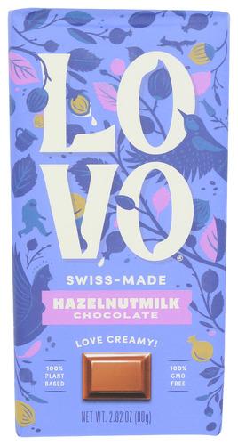 Lovo Bar Chocolate Hazelnut Milk - 2.82 Oz (12 Units)