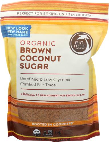 Big Tree Farms Sugar Coconut Palm Brown - 16 Oz (6 Units)